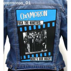 Oxymoron 01 - Photo Quality Printed Back Patch