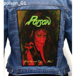 Poison 01 - Photo Quality Printed Back Patch