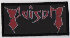 Poison Logo - Small Printed Patch