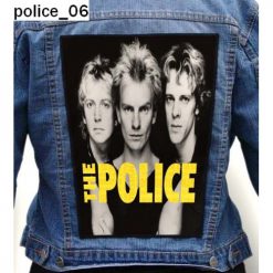 Police 06 - Photo Quality Printed Back Patch