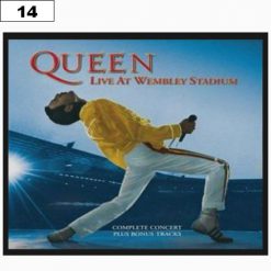 Queen Live At W 9752 - Small Printed Patch