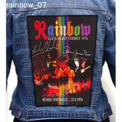 Rainbow 07 - Photo Quality Printed Back Patch