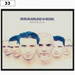 Rammstein Herze 9804 - Small Printed Patch