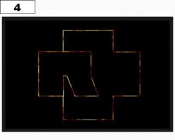 Rammstein Logo 9778 - Small Printed Patch