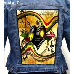 Rasta Reggae 01 - Photo Quality Printed Back Patch