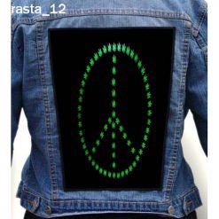 Rasta Reggae 12 - Photo Quality Printed Back Patch