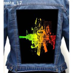 Rasta Reggae 17 - Photo Quality Printed Back Patch