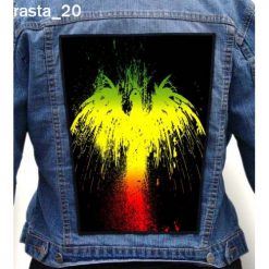 Rasta Reggae 20 - Photo Quality Printed Back Patch