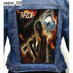 Razor 03 - Photo Quality Printed Back Patch