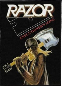 Razor Es - Monster Size Printed Back Patch (30x41cm - 11.7x 16.1inch)