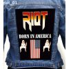 Riot 01 - Photo Quality Printed Back Patch