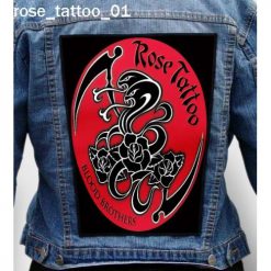 Rose Tattoo 01 - Photo Quality Printed Back Patch
