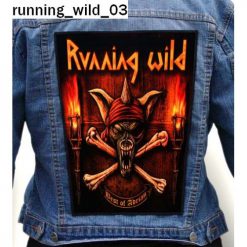 Running Wild 03 - Photo Quality Printed Back Patch