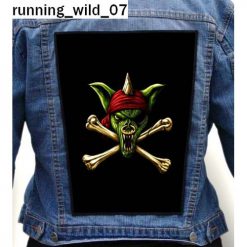 Running Wild 07 - Photo Quality Printed Back Patch