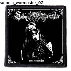 Satanic Warmaster 02 - Small Printed Patch