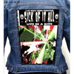 Sick Of It All 08 - Photo Quality Printed Back Patch