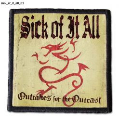 Sick Of It All 01 - Small Printed Patch
