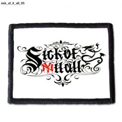 Sick Of It All 05 - Small Printed Patch