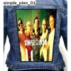 Simple Plan 01 - Photo Quality Printed Back Patch