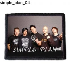 Simple Plan 04 - Small Printed Patch