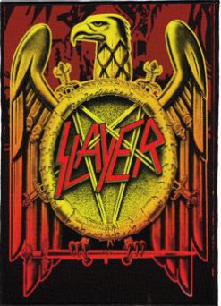 Slayer Logo - Monster Size Printed Back Patch (30x41cm - 11.7x 16.1inch)