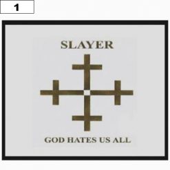 Slayer God Hate 9912 - Small Printed Patch