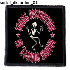 Social Distortion 01 - Small Printed Patch