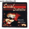 Social Distortion 09 - Small Printed Patch
