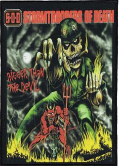 Sod Bttd - Monster Size Printed Back Patch (30x41cm - 11.7x 16.1inch)