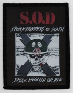 Sod Speak English Or Die 02 - Small Printed Patch