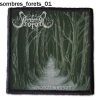 Sombres Forets 01 - Small Printed Patch