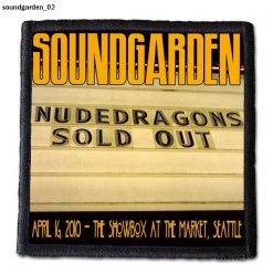Soundgarden 02 - Small Printed Patch