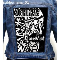 Subhumans 01 - Photo Quality Printed Back Patch