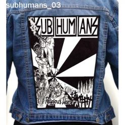 Subhumans 03 - Photo Quality Printed Back Patch
