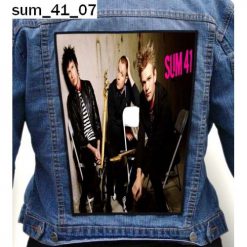 Sum 41 07 - Photo Quality Printed Back Patch