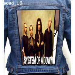 System Of A Down 15 - Photo Quality Printed Back Patch