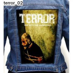 Terror 02 - Photo Quality Printed Back Patch