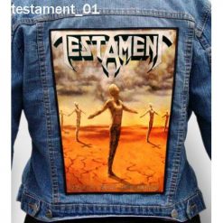 Testament 01 - Photo Quality Printed Back Patch