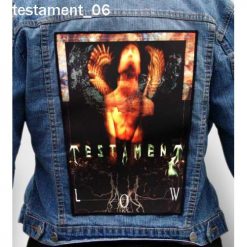 Testament 06 - Photo Quality Printed Back Patch