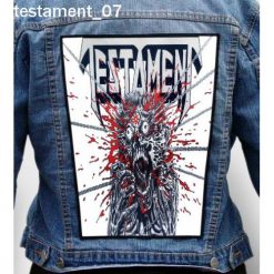 Testament 07 - Photo Quality Printed Back Patch