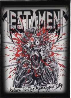 Testament Rttac - Monster Size Printed Back Patch (30x41cm - 11.7x 16.1inch)