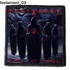 Testament 03 - Small Printed Patch