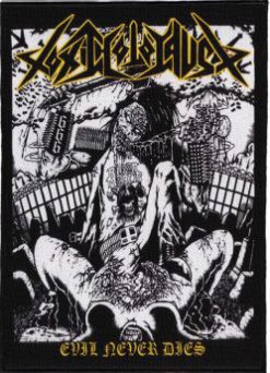 Toxic Holocaust End - Monster Size Printed Back Patch (30x41cm - 11.7x 16.1inch)
