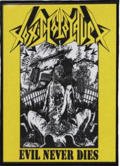 Toxic Holocaust End2 - Monster Size Printed Back Patch (30x41cm - 11.7x 16.1inch)