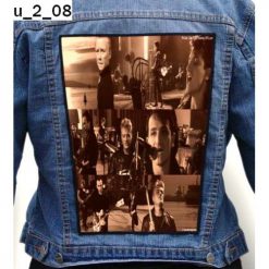 U2 08 - Photo Quality Printed Back Patch