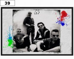 U2 Band Photo 4 10046 - Small Printed Patch