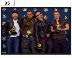 U2 Grammy Award 10042 - Small Printed Patch