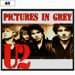 U2 Pictures In 10047 - Small Printed Patch