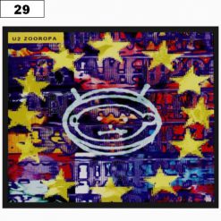 U2 Zooropa 29 10036 - Small Printed Patch