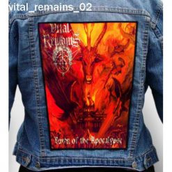 Vital Remains 02 - Photo Quality Printed Back Patch